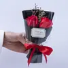 Mini Ramo Personalizado Regalo Día de la Madre Clavel Simulado Rosa Ramo Día de la Madre Rosa Simulado
