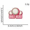Nuevo Parche de Tela Bordado de Bola de Golf Rosa de Dibujos Animados Serie Deportiva Accesorios para Ropa Parche Bordado Parche Listo para la Venta