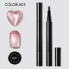Esmalte de Uñas Gel para Ojos de Gato Brillo Cruzado Bolígrafo de Gel Bolígrafo Magnético Construcción Todo en Uno Bolígrafo de Gel para Ojos de Gato Perezoso Esmalte de Uñas Gel Seis en Uno Uso Especial