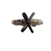 Pasador para Mujer con Moño, Pinza Sencilla con Diamantes y Perlas, Clip Lateral Elegante y Sencillo para Flequillo, Accesorio para el Cabello con Pedrería en Forma de Corazón