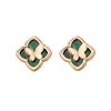 Pendientes de Mariposa y Trébol de Cuatro Hojas para Mujer, Modernos y Creativos, Pendientes de Hierba para Olvidar tus Preocupaciones, de Moda y Versátiles, Accesorios para Orejas de Gama Alta de Nicho