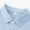230g 70 algodón de fibra larga de tres cabos color liso cuello solapa manga corta camisa polo personalizada ropa de trabajo para personal de empresa bordado