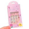 Celebridad de Internet Niños Niña Pequeña Pegatinas de Uñas Desmontables Dibujos Animados Lindas Autoadhesivas Pegamento de Gel Dulce Princesa Parche de Uñas