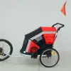 Remolque de Bicicleta Plegable de Aleación de Aluminio para Mascotas Zhongda / Cochecito Universal Dos en Uno Paseo al Aire Libre Mascotas