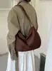 Bolso de Felpa Gamuza Mate Color Sólido para Mujer 2026 Otoño/Invierno Nuevo Bolso de Hombro Simple Retro Bolso Cruzado Casual para Viaje