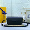 Nuevo Modelo de Bolsa Transfronteriza: Bolso de Mujer con Monograma de Hiedra, Bolso para Teléfono con Cadena de Cuero Genuino, Bolso de Mahjong, Bolso Cruzado de Hombro