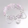 Pulsera de Cristal de Sirena Mori Dulce Super Hada Nueva Diseño Nicho Ins para Mujer Pulsera DIY para Novia Estudiante Combinable