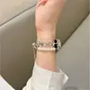 Pulsera de Zirconia Perla Adecuada para Correa de Xiaomi Smart Band 9/8Pro Pulsera de Metal con Perlas de Lujo Ligero Toque de Alta Gama para Mujer