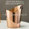 Balde de Champagne de Aço Inoxidável Estilo Europeu com Suporte de Luxo Modelo para Sala de Exposição Joalheria Bar Doméstico KTV Vinho Balde Vertical de Gelo