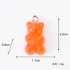Nuevos accesorios de resina DIY de venta caliente transfronteriza: ojos de oso transparentes, materiales para fundas de teléfono DIY, rellenos para manualidades