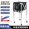 Carro de tenis canasta de almacenamiento multifuncional puede contener softbol béisbol bolsa de almacenamiento para entrega carro plegable entrenador de tenis