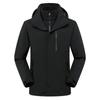 Traje de montañismo impermeable y cortaviento para hombre y mujer LOGO extraíble de tres piezas estampado