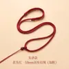 Cordón para colgante de jade tejido a mano, cadena de collar para hombres y mujeres, amuleto de jade, colgante de Buda de jadeíta, cordón para colgar amarillo, rojo, negro
