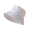 Sombrero de Pescador Negro para Mujer 2026 Nuevo Estilo Primavera y Verano, Circunferencia de Cabeza Grande, Hace que la Cara Parezca Más Pequeña, Versátil, Protección Solar, Sombrero de Cubo Transpirable para Hombre