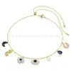 Collar Ojo Maligno de Cristal Swarovski, 1:1 Réplica, Venta al por mayor Directa de Fábrica