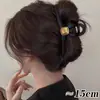 Pinza para el pelo de niña para ir al trabajo, Pinza de tiburón acrílica de color sólido, Accesorio grande para el pelo grueso, Pinza para la nuca de mujer