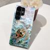 Funda para Teléfono Samsung S22 con Patrón de Mármol de Tortuga Transfronteriza S26 Ultra Funda con Película de Transferencia Térmica S25+ Cubierta Protectora