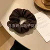 Gomas para el pelo de color sólido retro estilo francés, Scrunchies grandes estilo coreano, Gomas para el pelo de alta elasticidad, Suministro al por mayor, Ventas directas del fabricante