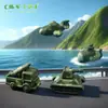 Miniaturas de tanques y aviones de combate para micropaísajes, accesorios decorativos DIY, adornos para salpicadero de coche o mesa.
