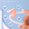 Ferramenta para Beber Sopa de Bebê, Ferramenta para Beber Mingau com Acessórios de Canudo com Fivela, Tigela de Silicone com Canudo para Suplemento Alimentar Infantil, Não Descartável