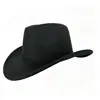 Sombrero Panama de Fieltro de Color Sólido de Invierno Transfronterizo, Sombrero Retro Británico, Sombrero Casual Unisex para Caballero