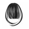 Franja Mini, Franja com Efeito Leve (Air Bangs), Franja Falsa, Franja Realista para Mulheres, Aplique de Cabelo com Franja Fina