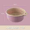 Cesta de drenaje multifuncional de doble capa, gran capacidad, plástico, cesta para lavar en la cocina, cesta de prueba, verduras, arroz azul, escurridor, venta al por mayor