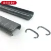 Clavos Neumáticos Tipo C para Ensamblaje de Jaulas para Ganado y Pollos, Clavos para Jaulas, Pistola de Clavos, Bolsa de Clavos, Sujetadores para Mallas de Cama, Sujetadores de Resorte Independientes, Clavos de Acero