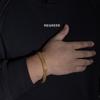 Pulsera de Cadena de Acero de Titanio Transfronteriza Europea y Americana para Hombre, Pulsera Estilo Hip-hop Punk de Moda y Genialidad, Pulsera Estilo Frío