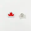 2025 Nuevo Broche Hebilla Mariposa Hoja de Arce Roja Canadiense Insignia de Aleación Gota de Aceite Insignia Pin de Solapa Accesorios de Ropa