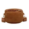 Bolsa Transversal Esportiva de Veludo para Comércio Exterior 2024 Outono Inverno Popular Novo Estilo Bolsa de Ombro Único Estilo Coreano ins Bolsa de Cintura Bolsa Feminina
