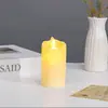 Superfície de Lágrima Simulada Boca Ondulada Balanço Luz de Velas Digitais LED Festa de Casamento Aniversário Concerto de Natal Atmosfera