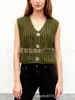 Nuevo Chal de Punto Grueso de Cuello Redondo de un Solo Botón para Mujer, Color Café Casual Holgado, Cardigan, Otoño/Invierno 2026