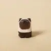 Llavero colgante de talla de madera hecha a mano para llaves de coche de gato, colgante para mochila escolar de mascota linda femenina, regalo para novias, venta al por mayor