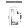 Dispensador de Vinho de Cristal de Alta Qualidade Atacado, Recipiente de Vinho com Capacidade de 100ml, Dispensador de Vinho Vertical com Ranhuras Um-para-Dois para Uso Comercial