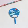 Estilo japonés ukiyo-e Monte Fuji kimono carpa koi roja colgante diy Joyería Hecha a Mano pendientes llavero accesorios material
