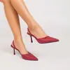 Zapatos de tacón alto para mujer con estampado de piedra al por mayor, moda, elegantes, versátiles, punta fina, punta cerrada, sandalias de tacón fino, novedad de otoño, transfronterizo