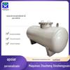 Tanque de armazenamento de líquido de aço carbono 16 T com revestimento plástico Tanque de armazenamento de ácido sulfúrico com revestimento de flúor Tanque de fermentação de leite para laticínios comercial 30 T vertical