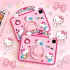 Funda Protectora Ipad11 Air4/5 Dibujos Animados 9.7 Silicona Ipadpro11 Funda para Tableta 10.2 Arcoíris Kt Cat Mini