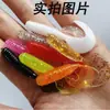 20 Piezas Señuelos de Alta Captura Señuelos Blandos 5cm Gusano Blando Rig Texas Anzuelo con Cabeza de Plomo Señuelos de Pesca Señuelos Artificiales