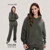 Directamente del fabricante: Conjunto de Sudadera con Capucha Oversize de Marca Americana de Moda para Hombre, Otoño e Invierno 2026, con Forro de Felpa y Corte Holgado