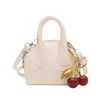 Moderna Colgante Brillante de Cereza Bolso de Mujer 2026 Nuevo de Moda Personalizado Mini Elegante de Labial Hombro Cruzado Bolso tipo Carcasa