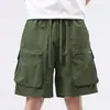 Proteção solar e proteção UV2026 Novas Calças de Trabalho Modernas de Secagem Rápida Shorts Casuais com Proteção Solar Preto