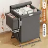 Cesto de Roupas Sujas, Cesto de Armazenamento de Lavanderia de Grande Capacidade, Rack de Armazenamento Dobrável para Uso Doméstico, Cesto de Lavanderia para Banheiro