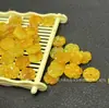 Jade Jade Huangfei Flor de Cinco Pétalas Flor da Sorte Fivela Ping An Contas Espalhadas DIY Pulseira Feita à Mão Item Conta Espaçadora Bolsa Lote Espalhado