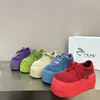 Moda Trendy 2026 Principios de Primavera Nuevos Mocasines Casuales de Estilo Coreano para Mujer con Punta Redonda, Cordones, Plataforma y Suela Gruesa