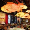 Lanternas de Peixe Koi, Luzes Pendentes Criativas de Peixe Dourado, Lanternas Grandes para o Festival da Primavera, Decorações de Lanternas Populares em Áreas de Turismo Cultural, Lanternas de Peixe