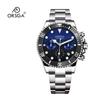 Reloj Multifuncional para Hombre ORSGA Green Water Ghost Resistente al Agua Tres Agujas Seis Ojos Calendario Clásico Lujo Ligero Cuarzo para Hombre