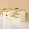 Caixa de Armazenamento Dopamina para Desktop, Organizador Multifuncional Estilo Gaveta, Material Escolar para Estudantes, Porta-Canetas Fofo e Atraente para Crianças