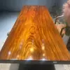 Mesa de Chá Okan de Madeira Maciça Placa Grande Estilo Chinês Mesa e Cadeira de Escritório para Chefe Combinação de Troncos